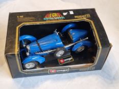 A Bburago 1:18 scale die cast model Bugatti Type 59 (1934)