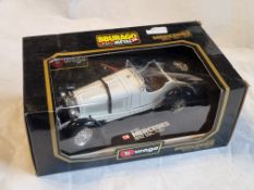 A Bburago 1:18 scale die cast model Mercedes Benz SSKL (1931)