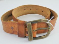 A vintage leather belt by Wrangler size S to M approx 28-34