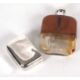 A James DIxon & Son 3/8 pint spirit flask with plated screw on lid and detachable drinking cup, - Image 4 of 5