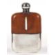 A James DIxon & Son 3/8 pint spirit flask with plated screw on lid and detachable drinking cup, - Image 2 of 5