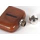 A James DIxon & Son 3/8 pint spirit flask with plated screw on lid and detachable drinking cup, - Image 5 of 5