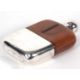 A James DIxon & Son 3/8 pint spirit flask with plated screw on lid and detachable drinking cup, - Image 3 of 5