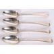 Four George III silver tablespoons, initialled, hallmarked London 1796, makers mark George Smith & - Image 2 of 5