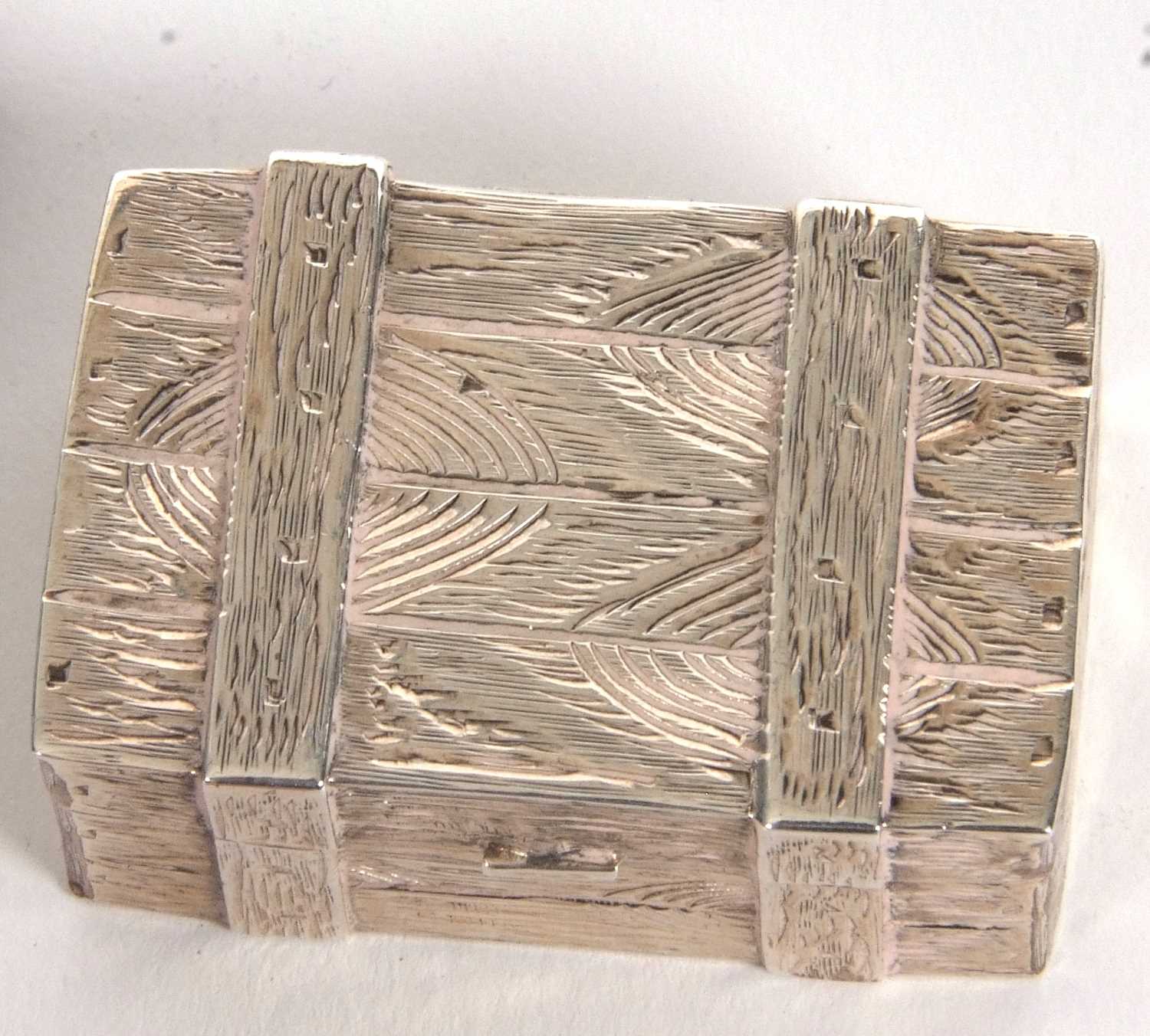 Mixed Lot: A small silver dish, Birmingham 1972, makers mark for A T Callon Ltd, 9.5cm diameter, a - Image 4 of 4