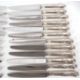 Twelve silver handled Kings pattern table knives, twelve silver handled dessert knives together with - Image 4 of 4