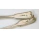 Six George III silver fiddle and thread pattern tablespoons, London 1819, makers mark William Ely - Image 2 of 2