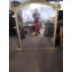 Large 19th century gilt framed overmantel mirror with domed top and a frame decorated with applied - Image 1 of 4