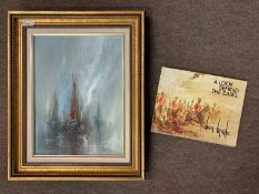 Ben Maile (British,1922-2017), Sailing Vessels, oil on canvas, signed, 29x39cm, framed. Plus, Ben