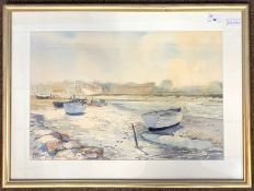 Jason Partner (British, 20th century), Estuary view, watercolour, signed and dated 62, 35x53cm,