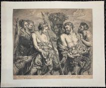 Schelte Adams Bolswert (1586-1659), after Peter Paul Rubens, 'The Return from the Chase', Nymphs