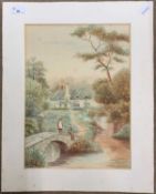 Parker Hagarty ARCA (1859-1934) inscribed in pencil on verso: 'Brandish Street. Nr Porlock