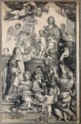 Robert Van Audenaerd (1663-1743), after Carlo Marrata, 'Madonna of the Rosary with Saints Thomas