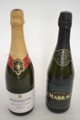 Bollinger Special Cuvee Champagne, 1 bottle and Chateau Chabrac Sparkling, 1 bottle