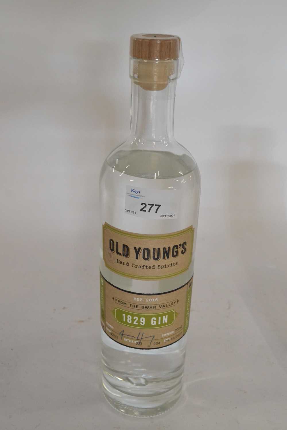 Old Young's 1829 Gin, Australia - 42%, 1 bottle