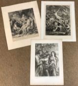 Schelte Adams Bolswert (1586-1659), after Anthony Van Dyck, two engravings: 'Elevation of the