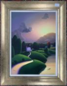 Paul Corfield 'Riverside Cottage', limited edition giclee canvas on board, signed and numbered 102/