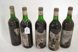 1970 Chateau Bellerive, Medoc, 5 bottles