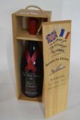 A double magnum Lame-Delille-Boucard 1989 Domaine de Chesnaires Bougueil, (3l), OWC wih personalised