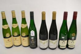 Reisling: to include three bottles of Pfaffenheim 2012 Alsace, two bottles Ayler Kupp Reisling