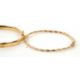 Two 9ct bangles and another: to include a 9ct hinged bangle stamped 375 with Sheffield assay mark, - Image 3 of 4