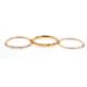 Two 9ct bangles and another: to include a 9ct hinged bangle stamped 375 with Sheffield assay mark, - Image 1 of 4