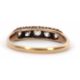 A five stone diamond ring, the five graudated old mine cut diamonds, total estimated approx. 1. - Image 3 of 6