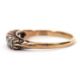 A five stone diamond ring, the five graudated old mine cut diamonds, total estimated approx. 1. - Image 2 of 6