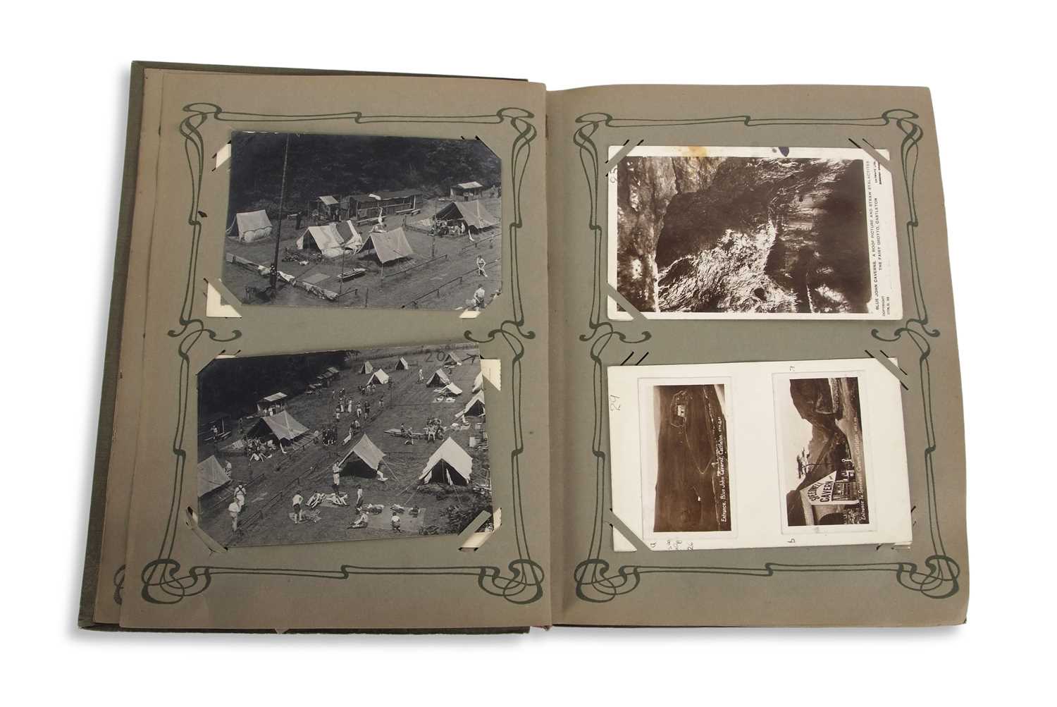 A photograph album mainly topographical views, some RP relating to Boy Scouts - Image 2 of 10
