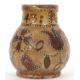 An early 18th Century pottery mug, possibly Devon slip ware decorated with tulips and dated 1743, - Image 3 of 7