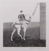 David Hockney OM CH RA (b.1937), 'Rapunzel, Rapunzel, Let Down Your Hair', etching and aquatint,