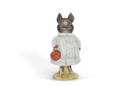 Beswick Beatrix Potter figure Pig Wig with gold oval BP2 backstamp, one of the rarest figures with