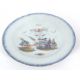 An 18th Century Delft charger with polychrome design, probably Bristol, 33cm diameter - Image 2 of 4