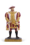 A Royal Worcester figure of Henry VIII after Holbein, model number 2637, 24cm high