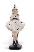 A Royal Doulton Art Deco figure of Pierrett HN644, 18cm high