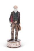 Royal Doulton Pioneers Collection; Charles Darwin Limited Edition 98/250 with certificate and box