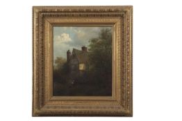 Edward Robert Smythe (British,1810-1899), label on frame verso inscribed 
