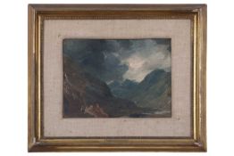 Attributed to John Sell Cotman (1782-1842), inscribed on backboard 