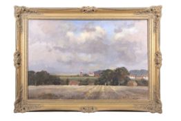 Owen Waters (British,1916-2004), 'Cley Norfolk', oil on board, signed, 49.5x74cm, framed