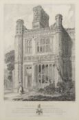 John Sell Cotman (1782-1842), Part of East Barsham House, etching, plate LVII, dated 1819,