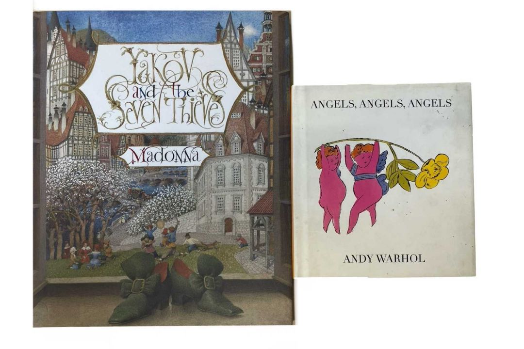 A pair of first editions by notable authors to include: - MADONNA: YAKOV AND THE SEVEN THIEVES,
