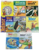 A collection of Asterix hardbound books, to include: ASTERIX AND THE SOOTHSAYER; ASTERIX AND THE