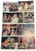Two sets of 8 colour horror film lobby cards, to include 1973's The Legend of Hell House [starring