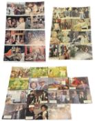Two full sets of colour lobby cards for Carry On films, together with a quantity of other various