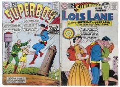 A pair of 1960s DC comic books, to include: - Superboy: 1962, October Issue. Slight tear to bottom