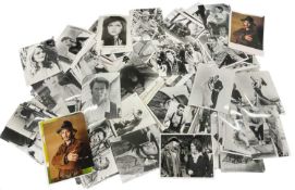 A very large collection of various publicity stills and headshots of famous film faces from across