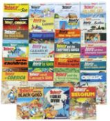 A collection of Asterix softcover books