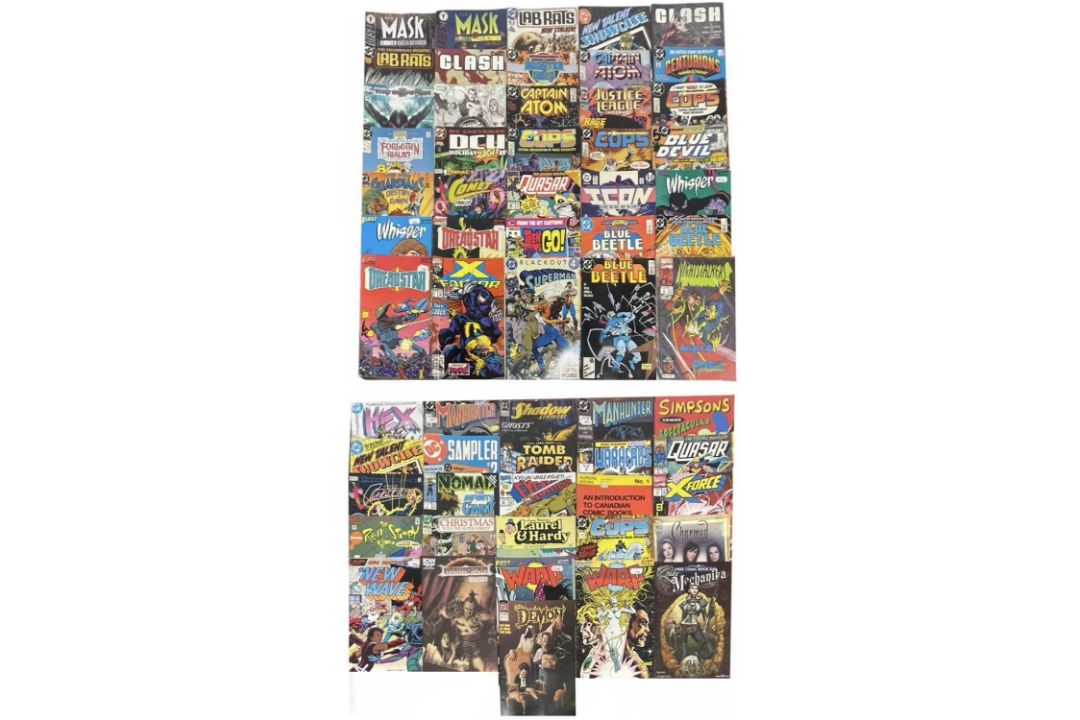 A collection of various modern comic books, to include DC, Dark Horse, Eclipse, Marvel etc
