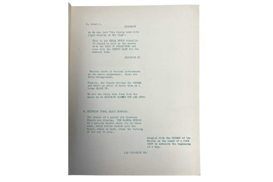 An original script for Edmund Goulding's 1943 romantic-drama, THE CONSTANT NYMPH. Starring Charles - Image 4 of 4