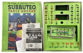 A 1970s Subbuteo Table soccer game, together with an extra boxed team
